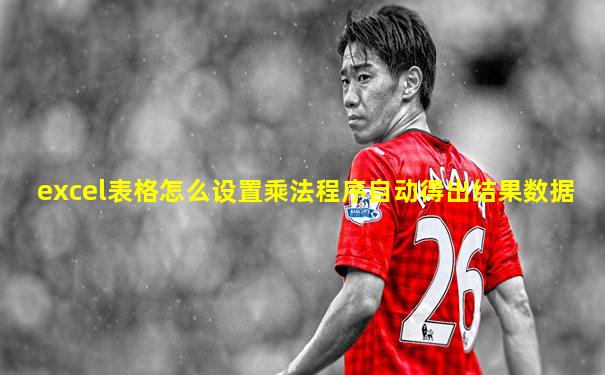 excel表格怎么设置乘法程序自动得出结果数据
