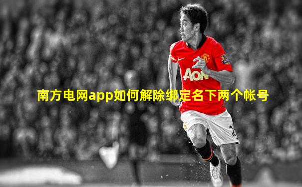 南方电网app如何解除绑定名下两个帐号